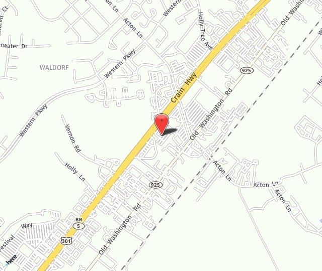 Location Map: 2670 Crain Highway Waldorf, MD 20601